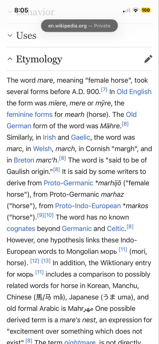 45_andrewp's tweet photo. @lovecraftiande1 I was looking for this to show that in context they had a name for male, female and nuteral  horses. Making the leap from horsa/horse to mare unnecessary. https://t.co/gApCMRYczK