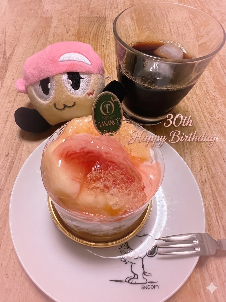 piyono74ch's tweet photo. 美味しい桃のケーキを食べた🩷
#小瀧望誕生祭2026 https://t.co/EccdWSKryX