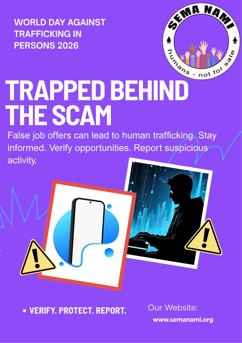 MaryMugo5's tweet photo. Not everyone involved in online scams is there by choice. Around the world, traffickers are using fake job offers to lure people into scam compounds where they are trapped, threatened, and forced to deceive others. Behind every scam could be someone whose freedom has been stolen https://t.co/iUGSNwsDjh