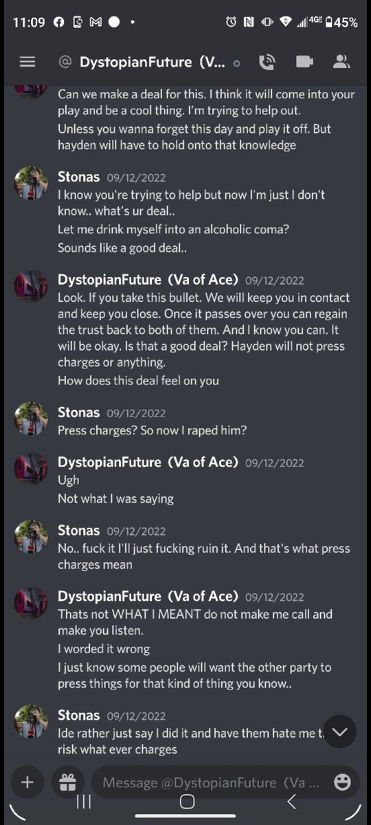 GabrielMandela0's tweet photo. 2 are audios of streber/hayden legit belittling me, and one audio, you'll hear another voice, thats the partner he loved putting against me in fights. The last photo is a screenshot that an old friend gave me after streber/hayden wanted to frame them for r*pe. https://t.co/KIG4RFATys