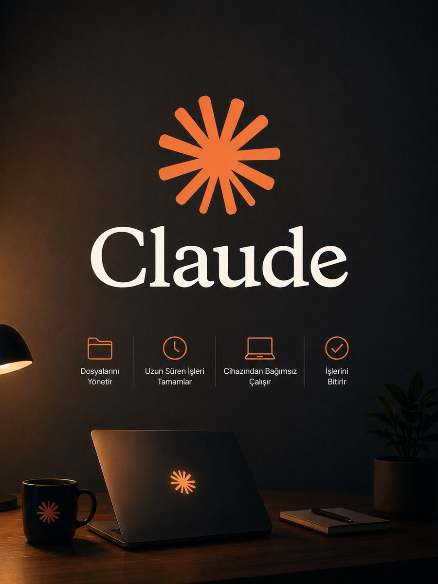 SalbasBaran's tweet photo. Claude artık sadece seninle sohbet etmiyor.

Sen bilgisayarını kapatsan bile çalışmaya devam edebiliyor.

Yeni Claude Cowork, görevleri uzaktan yürütüyor; dosyalarını yönetiyor, uzun süren işleri tamamlıyor ve oturumlarını cihazından bağımsız sürdürüyor. 

Bu küçük bir özellik gibi görünüyor.

Ama yapay zekâyı ilk kez “cevap veren bir araçtan”, “sen yokken de çalışan bir çalışma arkadaşına” dönüştürüyor.

Belki de gelecekte en değerli yapay zekâ, en akıllı olan değil…

Sen uyurken bile üretmeye devam eden olacak.