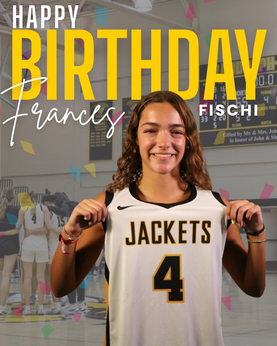 RMCWBB's tweet photo. Wishing a huge happy birthday to freshmen Frances Fischi!!🎉

Hope you have an amazing day💛🐝 #LNF https://t.co/ID8Ea3YY7j