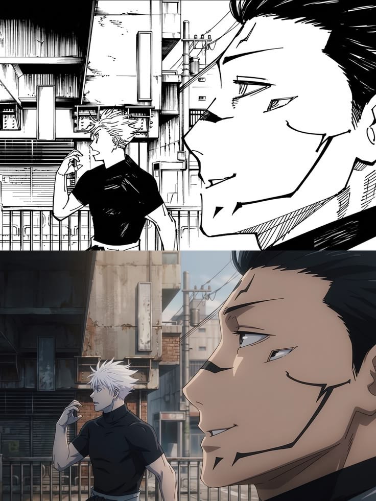 Mangaicc's tweet photo. Manga vs Fan animation https://t.co/I4uJl08DnS