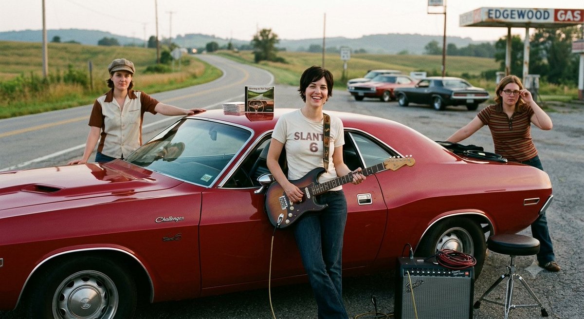 Premierauto1991's tweet photo. 🚗🎸 On this day in 2003, Slant 6 released Driving to the Edge—an 11-track album celebrating fast cars and open roads. What's your favorite road trip album? 🎶 #OnThisDay #OTD (https://t.co/hWJSN25QR2) https://t.co/QkJukvSzkM