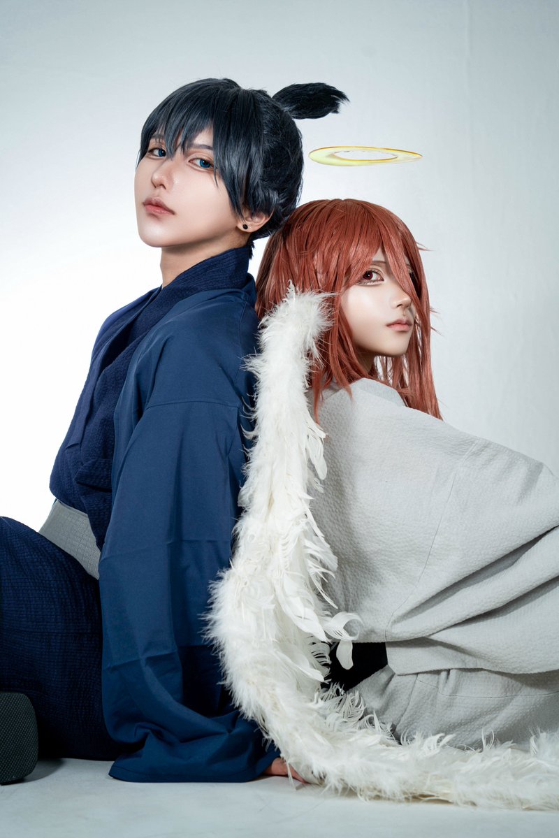 SAMUISHINU's tweet photo. Cos．

OMATSURI POP UP／浴衣アキ天💙🩶 https://t.co/6FTBO5nIH3