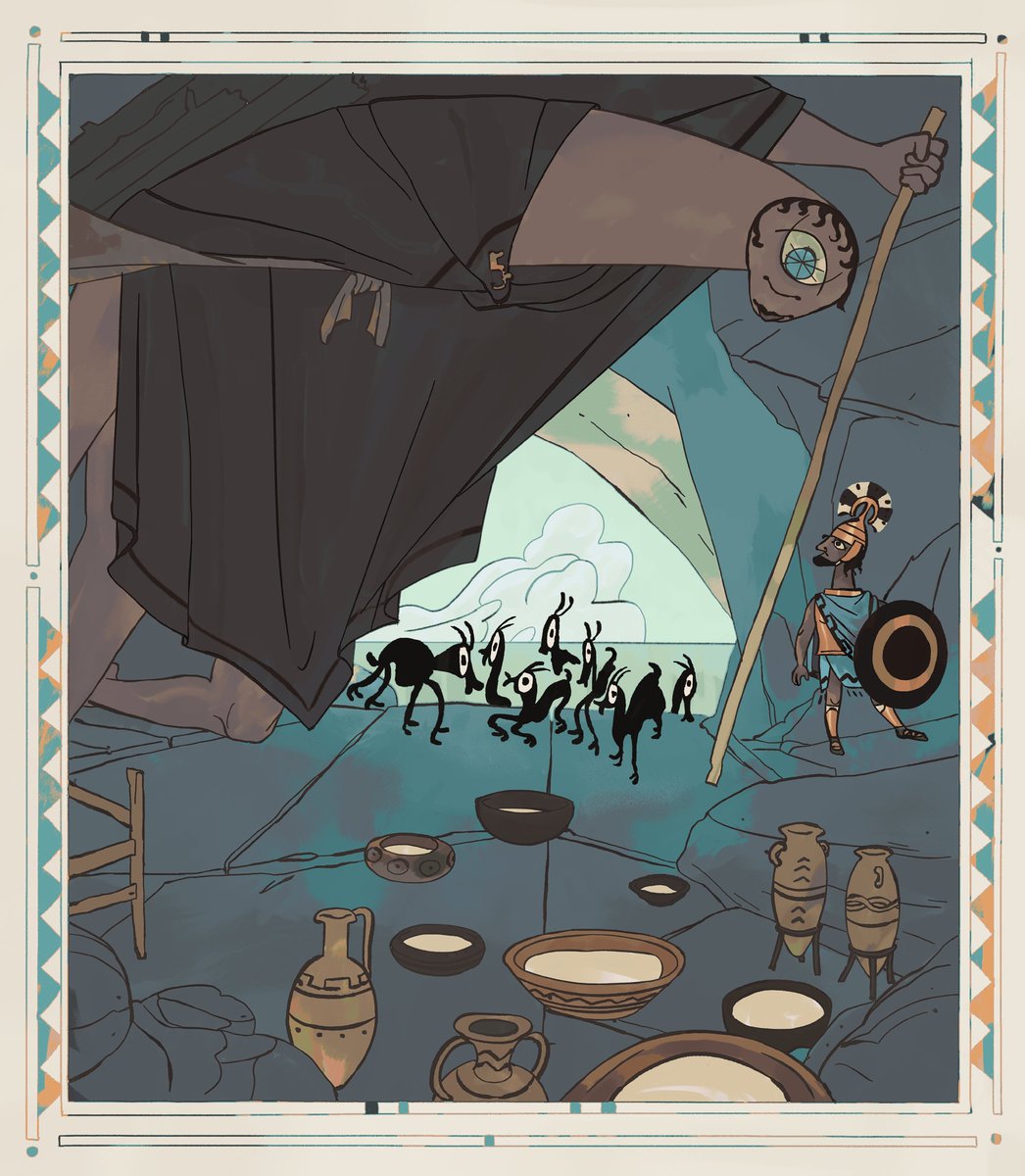 minikinetic's tweet photo. My illustrations for the Odyssey https://t.co/bv7LhUaHSv