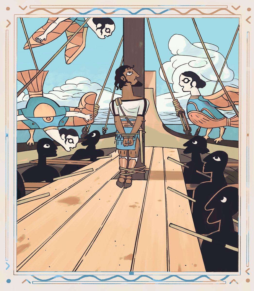 minikinetic's tweet photo. My illustrations for the Odyssey https://t.co/bv7LhUaHSv