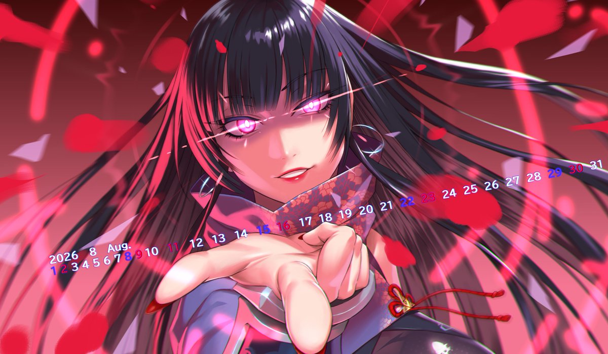 taimanin_rpg's tweet photo. 【対魔忍PC・SP用壁紙 (8月)】
お待たせいたしました！

#対魔忍イラスト をデザイナーさんに描いて頂きました♪
カレンダー無しバージョンもございますので、ご利用ください！

#対魔忍RPG #対魔忍 https://t.co/Qvo0WlhlMQ