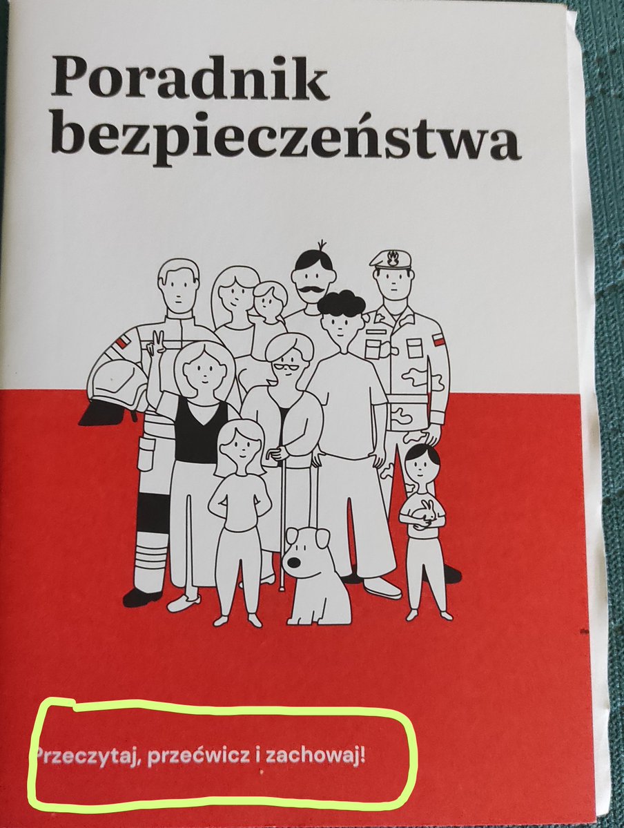 wilsbor's tweet photo. Tyle było beki z Poradnika bezpieczeństwa. Filmiki jak ląduje w śmieciach, jak pali się nim w piecu, podciera dupę itp. Naigrywanie się z plecaczka ewakuacyjnego. A teraz wycie, gdzie rząd, co mam robić, gdzie uciekać? W Poradniku jest wszystko opisane. Czytać i być gotowym! https://t.co/HdZOfwoYCw