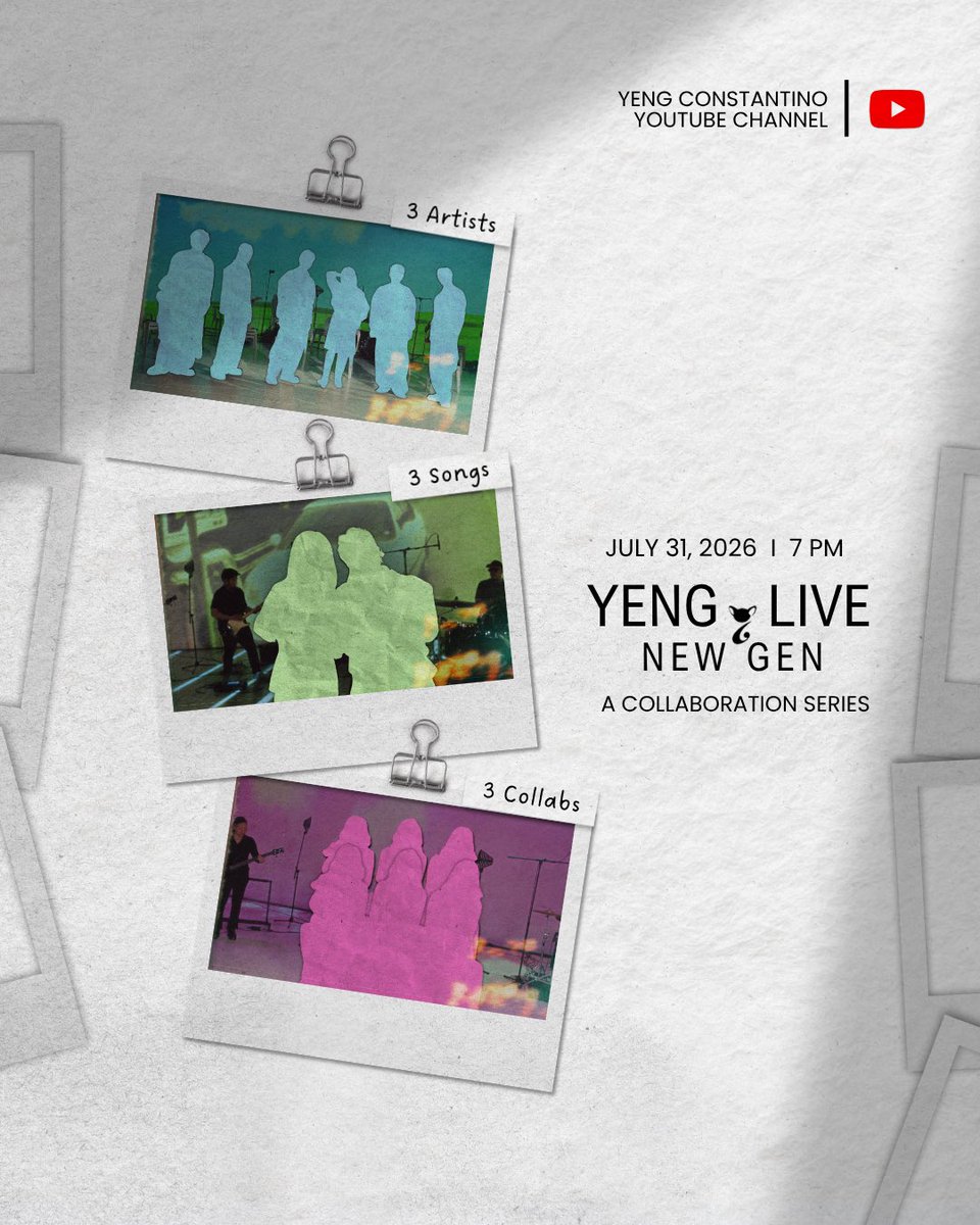 YengPLUGGEDin's tweet photo. Bagong collab session, pero this time with new gen artists! 👀

On my YouTube Channel July 31, 7PM! https://t.co/yzRbN7Xrv2