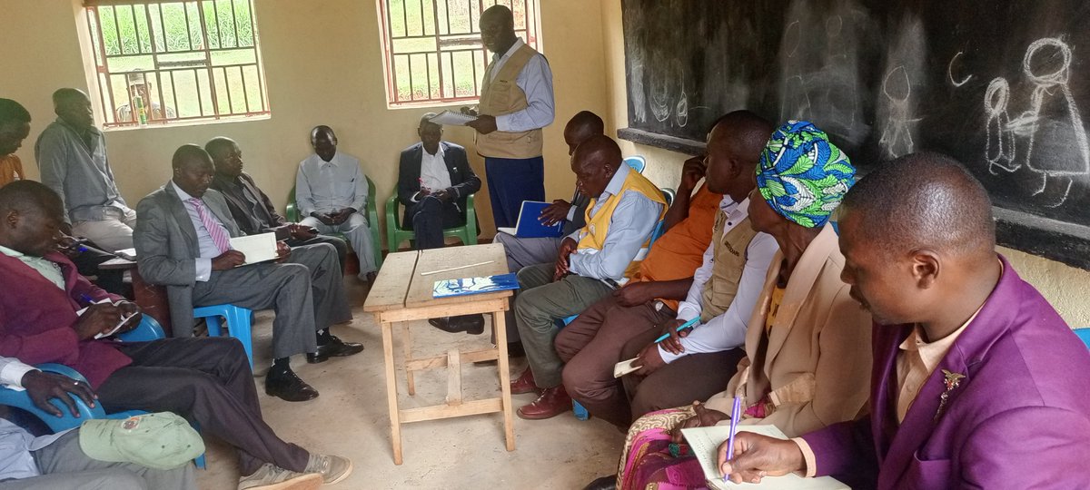 Bulambuli_LG's tweet photo. The district team led by RDC Mr maguda George, SACAO, mr Muduku Charles together Charles with PEO Mr Wakiwe simon and other officials have today 30 th July 2026  handed over a newly completed block to Wamunga primary school. https://t.co/vgITvew3lP
