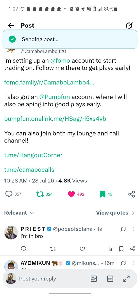 popeofsolana's tweet photo. @dndlyxx @CamaboLambo420 Thanks big lyxx 
97EoNAxAbcoqest9nEhVAg6YShHee9UmeWq8gay1kXkG https://t.co/9U7ATOGwdg