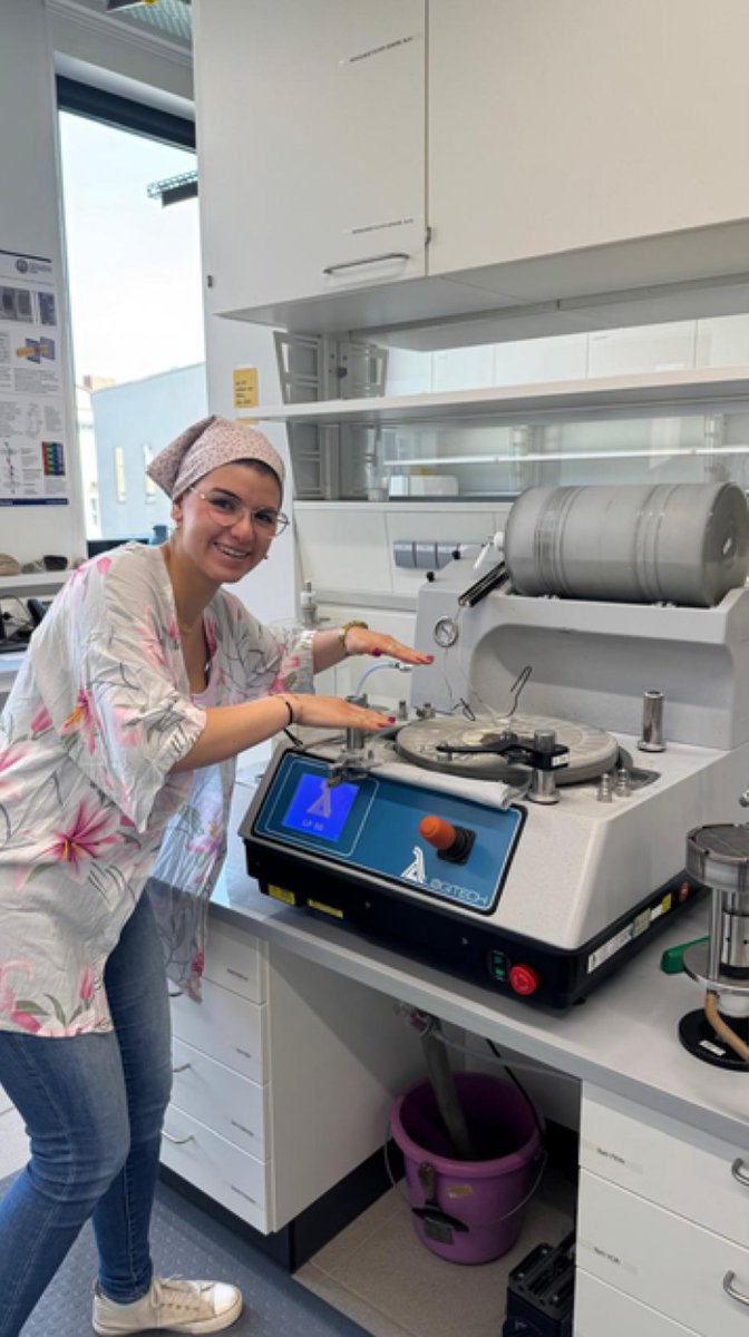 COSTNanoSpace's tweet photo. Nour Harika (LIRA, France) had a fruitful research visit at Friedrich Schiller University Jena (Germany)! She learned to synthesize porous cosmic dust analogues and gained hands-on experience with the Jena Dust Machine #Astrophysics #Astrochemistry #STSM #NanoSpace #PhDJourneyand https://t.co/otFIoXstRr