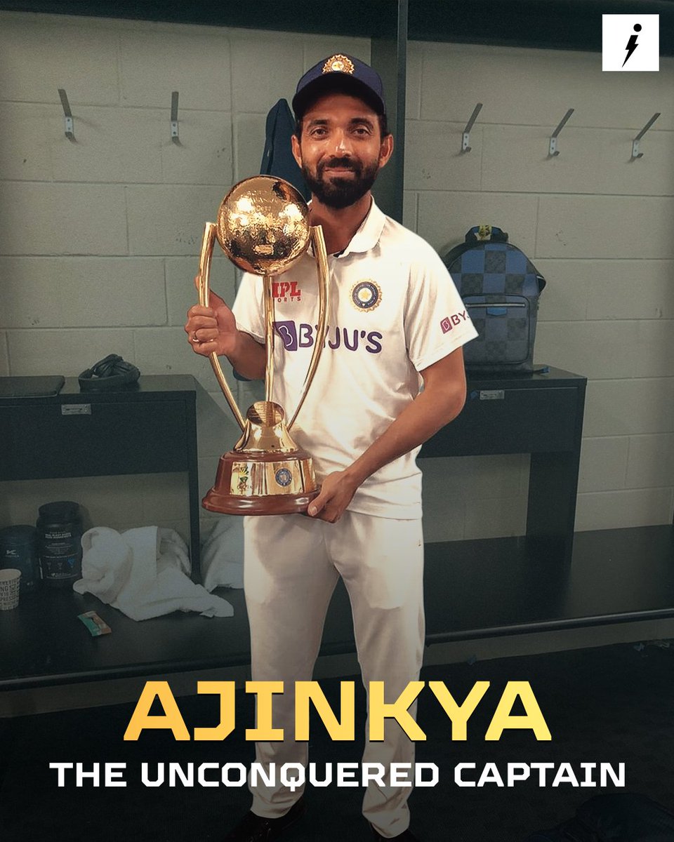 Cricketracker's tweet photo. From Adelaideโs heartbreak to the historic Gabba triumph, Ajinkya Rahane led one of cricketโs greatest comebacks with calmness, courage and belief. ๐ฎ๐ณ ๐
#AjinkyaRahane #Gabba #BGT2021 #TeamIndia #Cricket #CricTracker https://t.co/OQW09IpuqB