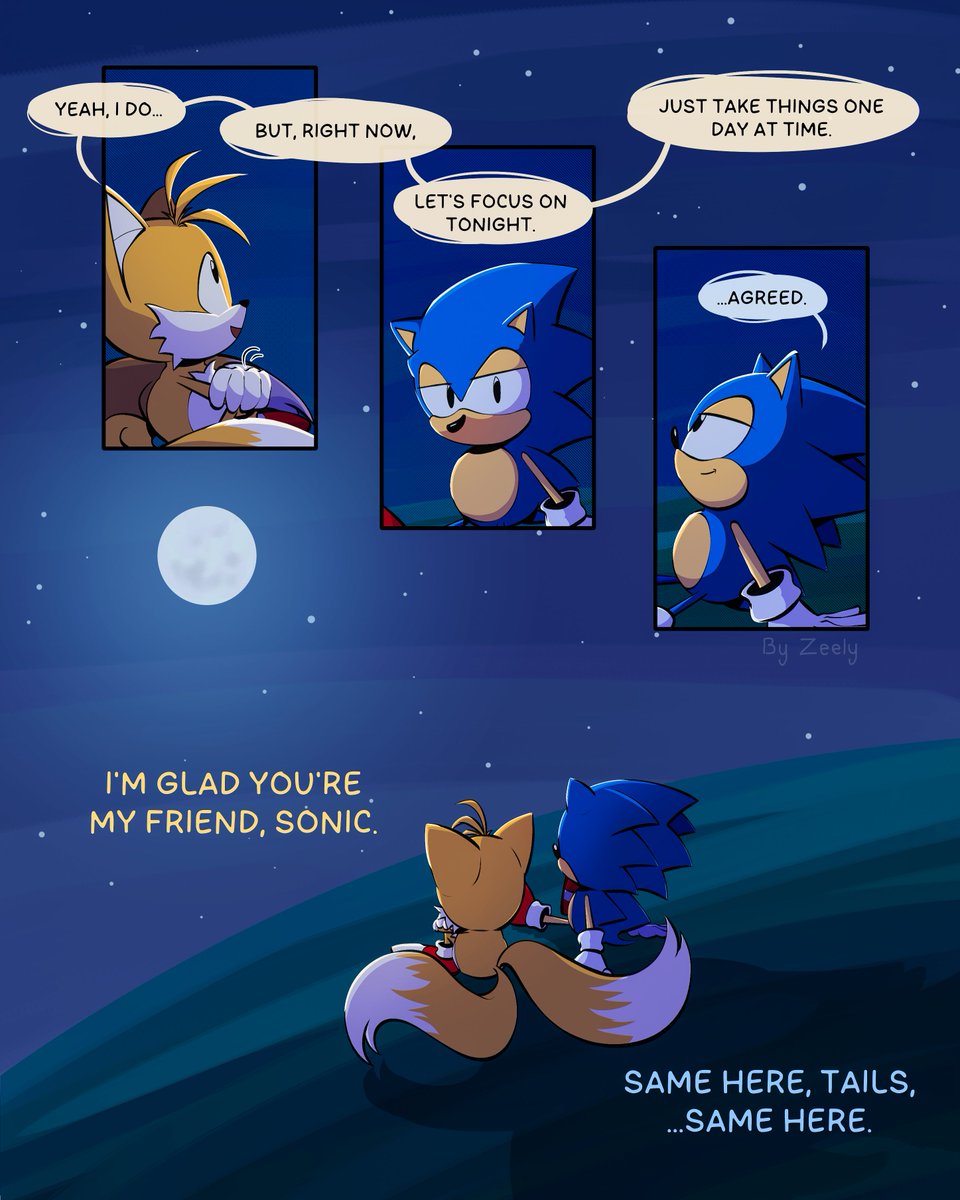 Itz_ZeeZee's tweet photo. A little thing I did for the audio series Sonic and Tails Brotherhood, specifically for the fanart showcase on Insta <3

#SonicTheHedghog  #TailsTheFox https://t.co/wcUF30pgoq