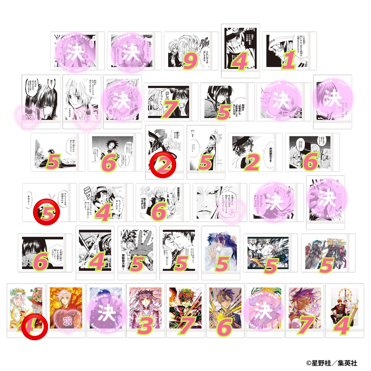 2j3j_ABO's tweet photo. @natsu_Masa0609 初めまして、こんばんは。夜分に検索よりお声がけ失礼致します。当方ぱしゃこれクロウリーを7枚所持しております。お借りした画像の⭕️７枚との交換は可能でしょうか？4段目リナリー&amp;アレンを1枚で考えております。また郵送希望です。最優先のもの含まず恐縮ですがご検討のほどよろしくお願い致します。 https://t.co/z67pe1zHlp