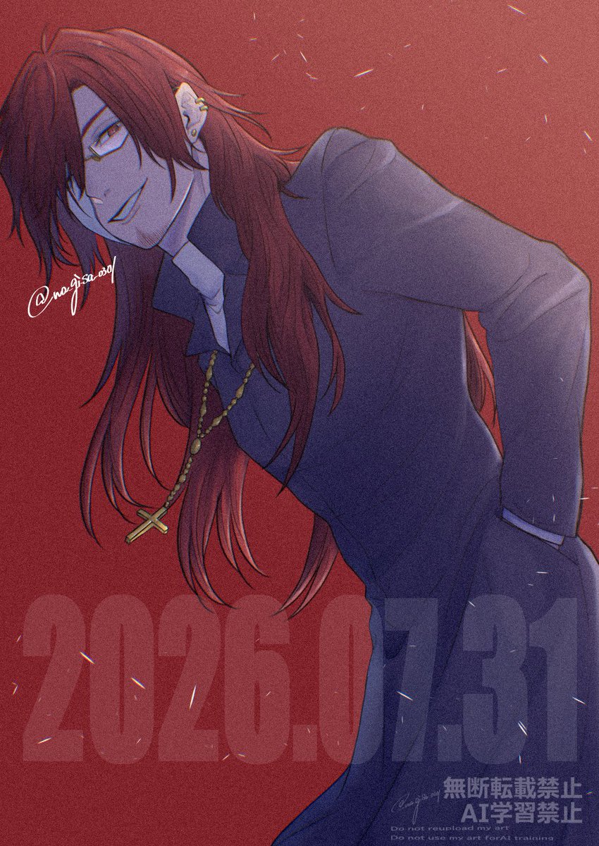 na_gi_sa_0301's tweet photo. Happy Birthday🎂🍷🔫
#クロス・マリアン生誕祭2026
#クロス・マリアン誕生祭2026 https://t.co/qbCJSx80rk