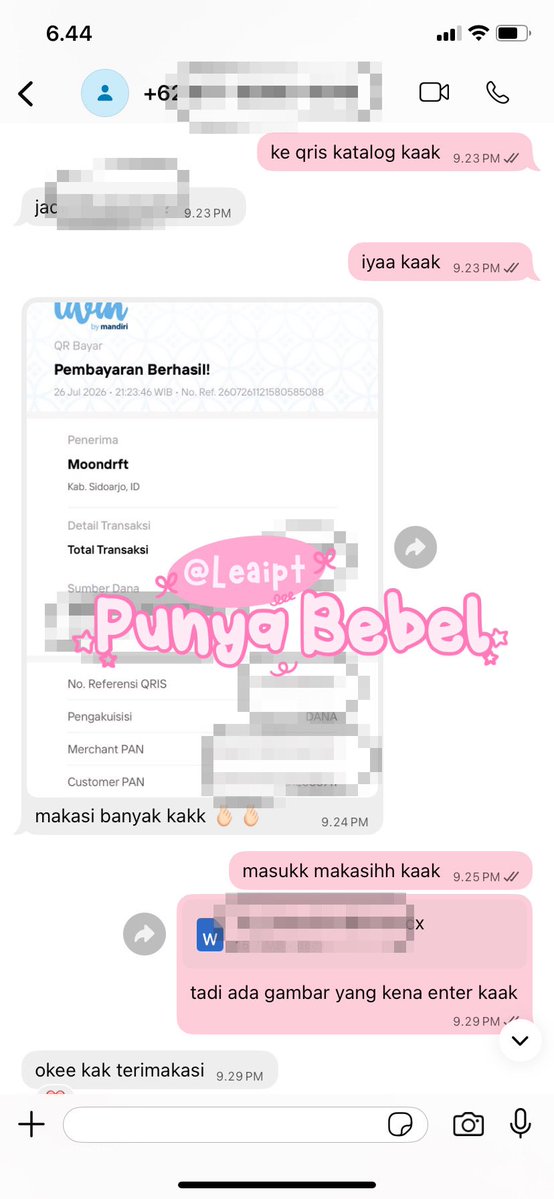 Leaipt's tweet photo. update testi pake wm baru😍💘

20. rapihin, bikin penomoran hal, daftar isi, kerangka berpikir, daftar pustaka proposal skripsi✨
21. input sitasi daftar pustaka mendeley✨
22. rapihin skripsi sesuai pedoman✨
23. penomoran halaman &amp; rapihin skripsi sesuai pedoman✨ https://t.co/LKNgMLsZfb