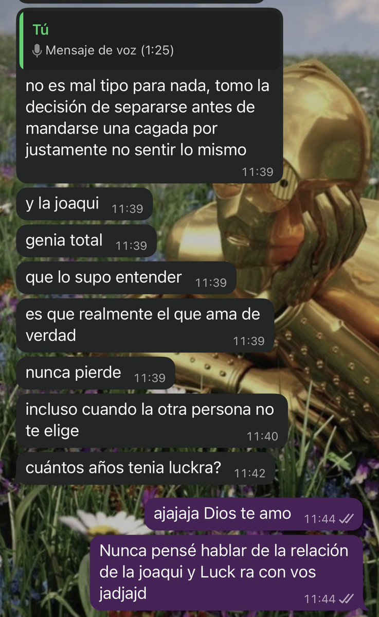 Polarizadda's tweet photo. Mi novio está muy afectado por la separación de la joaqui y Luck ra y yo no lo quiero ver triste así que por favor vuelvan https://t.co/1tfQsNGulv