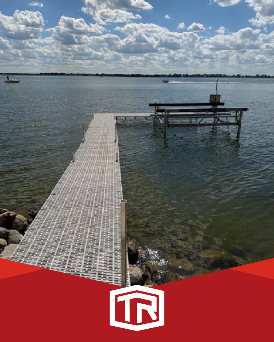 traluminum's tweet photo. Another one hitting the water!

There's nothing better than seeing one of our docks installed and ready for a summer full of, sunset cruises, fishing trips, and memories made at the lake.

Share your photos using #MyTRDock or #MyTRProduct .

#TRAluminumDesigns https://t.co/TT2bdKl8um