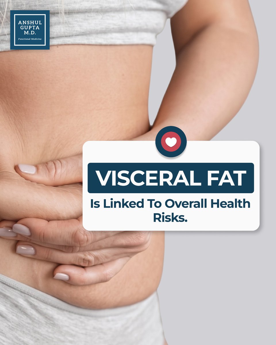anshulguptamd's tweet photo. Not all belly fat is the same.

✅ Subcutaneous fat sits under the skin.

⚠️ Visceral fat surrounds your organs.

Understanding the difference is the first step toward better metabolic health.

Save this thread and share it with someone who needs to know this.
#MetabolicHealth https://t.co/ZhontVf6zN
