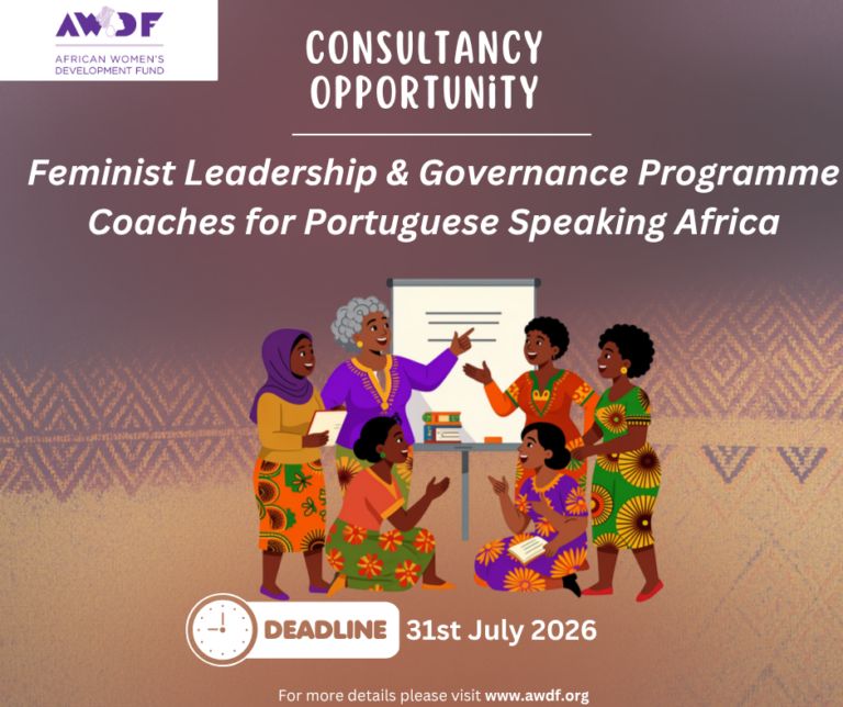 gigs_n_more's tweet photo. AWDF is seeking two Bilingual Leadership Coaches (Portuguese/English) - Portuguese-speaking Africa

- Fluent in Portuguese and English
- Leadership coaching experience

Apply by: 31st July 2026

Details here: https://t.co/tGRZCW1F6F 

Africa NGOJobs GigsnMore https://t.co/7Ew8483rQb