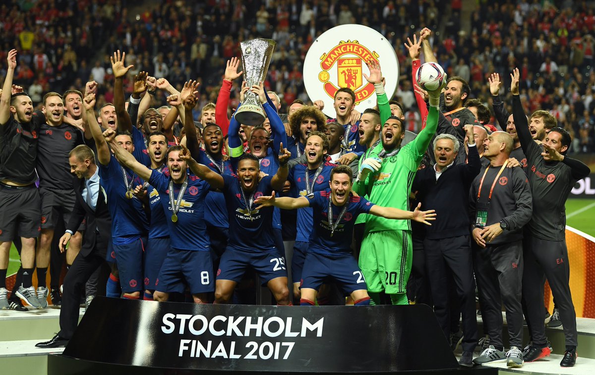 ManUtd's tweet photo. Royal blue ✅
Stockholm ✅

Sounds familiar... 💭🏆 https://t.co/EpVUYyXBo5