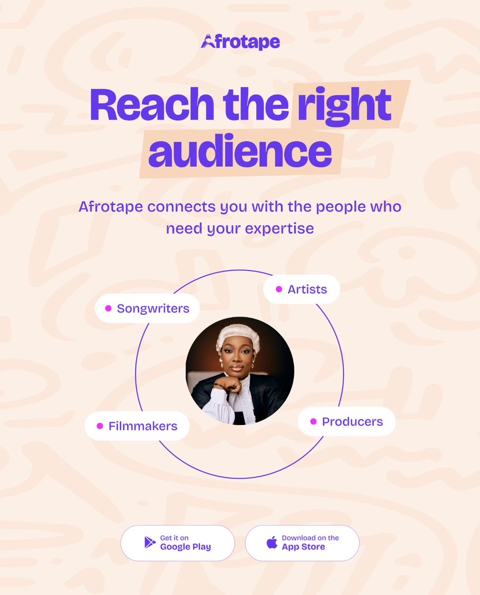 afrotape_app's tweet photo. Entertainment law is not just about disputes, it’s about prevention.

Share your expertise, educate creators, and connect with the community on AFROTAPE.

📲 Download AFROTAPE on App Store and Google Play. https://t.co/vNC4aoXWwr