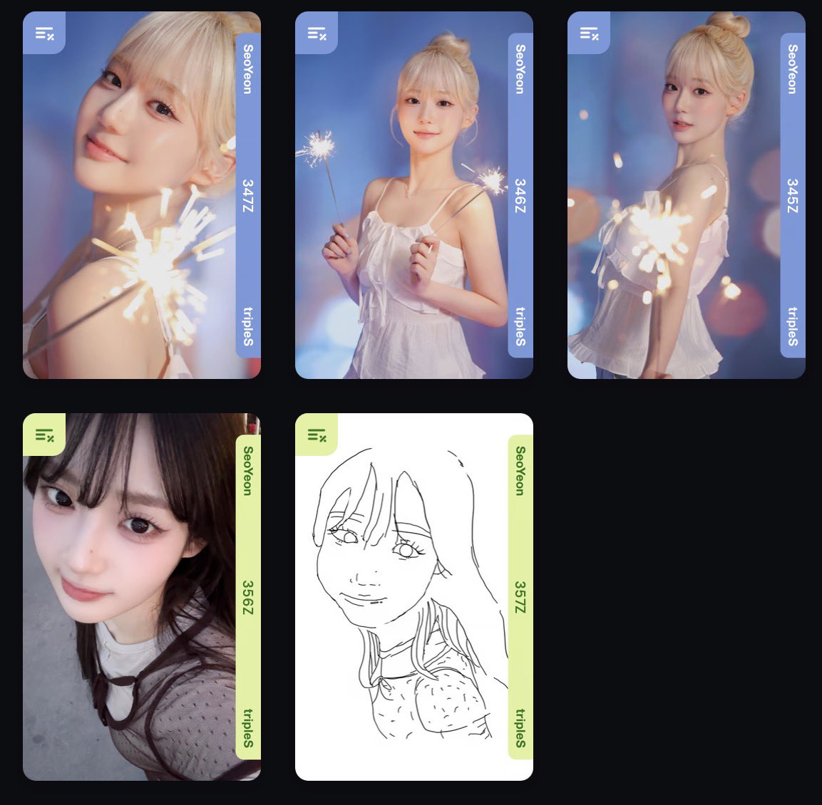 seoyeoiz's tweet photo. these are the last sets of dcos i have for seoyeon and i don't really need them so it's a giveaway!

- repost this tweet
- reply with your cosmo ID

2 winners and the ga ends in 24 hours good luck 👍 https://t.co/oVTNRVdviJ