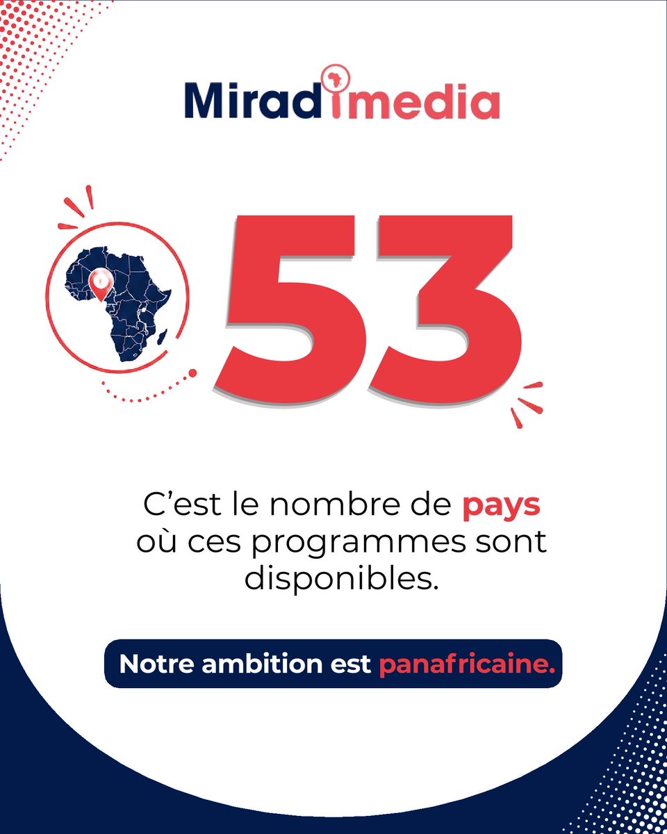 MiradiMedia's tweet photo. Merci à toutes les personnes qui lisent, partagent, et nous encouragent depuis le début.  

La suite arrive sera encore plus utile, plus claire, plus ambitieuse.

Abonnez-vous pour être aux premières loges de la transformation du secteur privé africain.

#MiradiMedia #Afrique https://t.co/bMJY2FlIkp