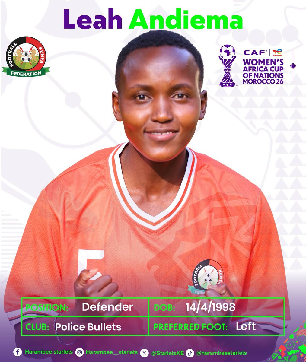 BroKaris_2003's tweet photo. Matchday energy is sweeping across the nation! Every player on that pitch represents the resilience and spirit of our people. Show the whole continent our passion as we Stand with Harambee Starlets! #CheerForStarlets https://t.co/XiaSmDrIsD
