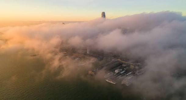 ktfcoffee's tweet photo. #TBT to the time someone tried to tell me "San Francisco gets warm in late August." Hilarious. I laughed so hard I chilled the entire Richmond district. Warm up with some real SF coffee instead. 🌁
#ThrowbackThursday #KarlTheFog #SFCoffee #SanFranciscoHistory #RichmondDistrict https://t.co/DsHKWvg2Ck