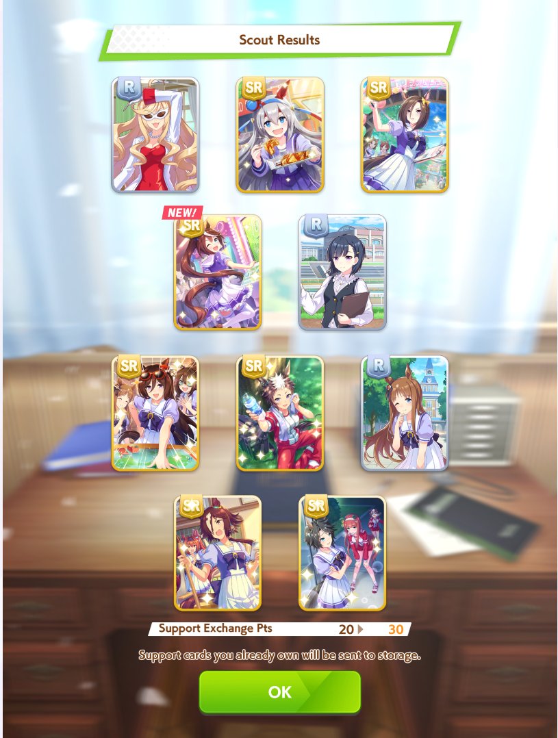 ZAiRYZE's tweet photo. wad-da-hek?! 
(chanting "glory to cygames" while pulling apparently doesn't work all the time) https://t.co/9aUqaTUYcY