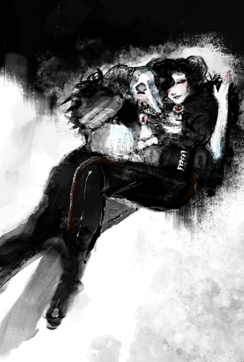 RamiiOrchidea's tweet photo. #oc goth🐐🐏 https://t.co/nIa3GS82Tz