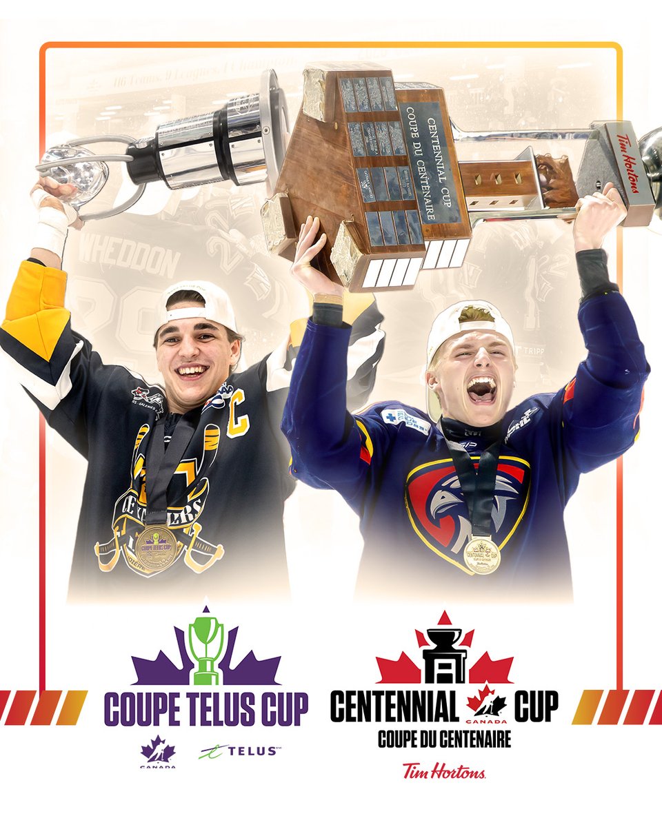 HockeyCanada's tweet photo. Brandon will play host to the 2027 #TELUSCup, while Fort McMurray will welcome the 2027 #CentennialCup.
Brandon sera l’hôte de la #CoupeTELUS 2027, et Fort McMurray, de la #CoupeDuCentenaire 2027.
📰 https://t.co/EIXH3COp22
📰 https://t.co/hoEoQAM24N https://t.co/mEI3BPVsRF