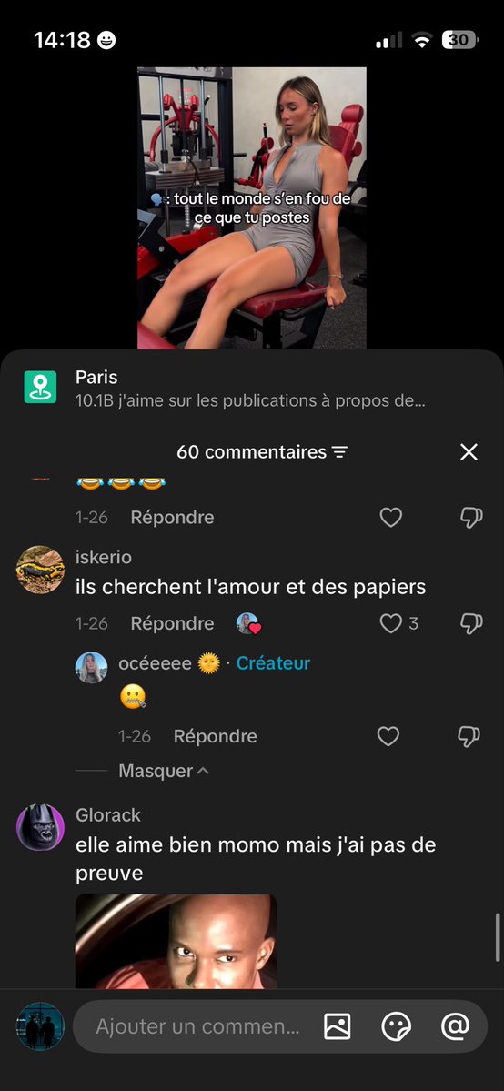 bangerz69_'s tweet photo. Océane cette grosse RACISTE ????? Gngn les arabes ds mes dm qui veulent les papiers🤪🤪🤪 #secretstory https://t.co/u3E5ig604C