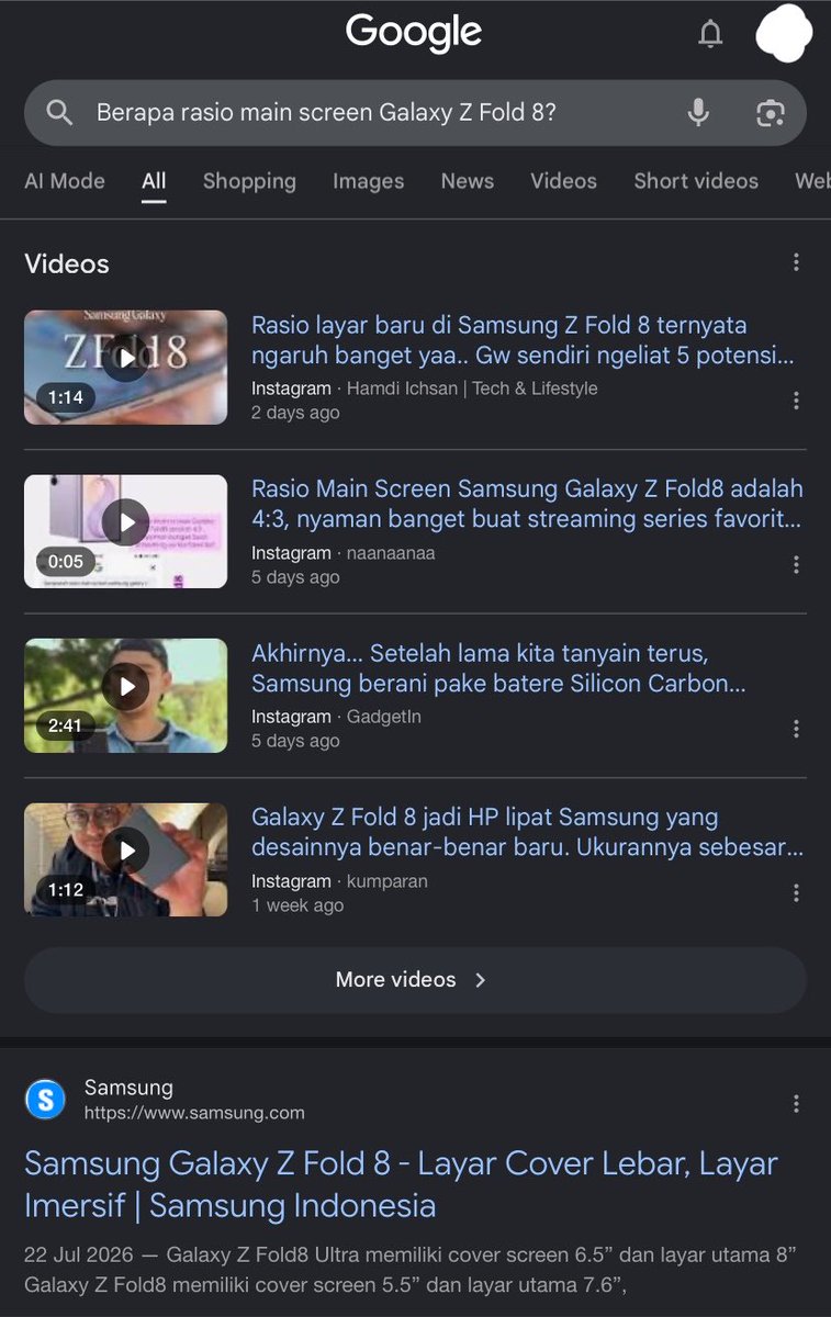 hazelandlightg's tweet photo. @TRANS7 Rasio main screen Galaxy Z Fold8 adalah 4:3, nyaman banget buat streaming series favorit!

Kalau dapat Galaxy Flip 8 akan kupakai sebagai daily driver.

Fakhri - Tangsel

#GalaxyZFold8 #FoldTheDoubt #GalaxyZFold8diTrans7 #T7 https://t.co/RYM3aruOr1