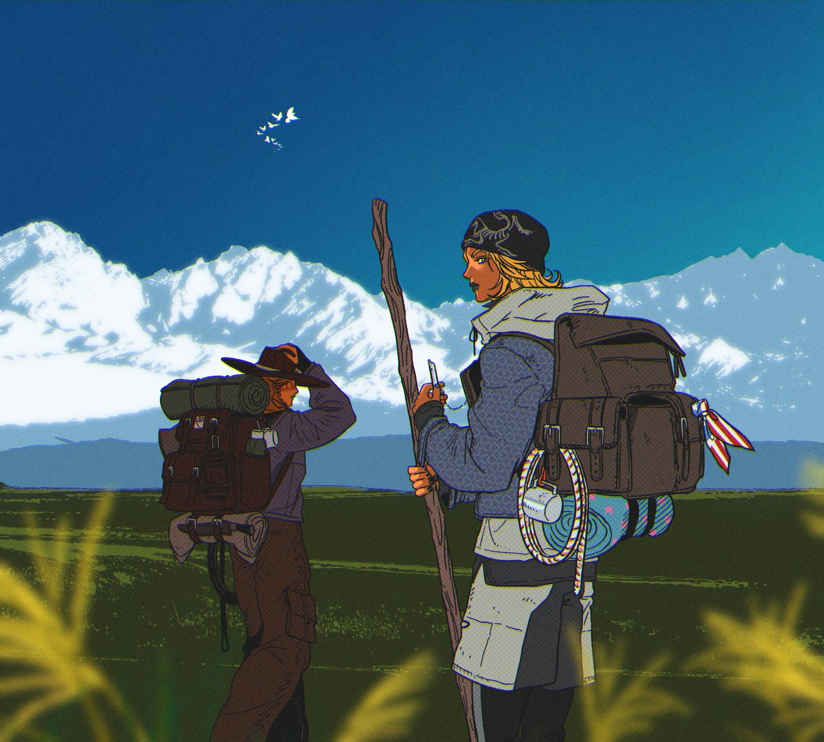SoNSoN_jjba's tweet photo. Trekking https://t.co/nermnLkg8n