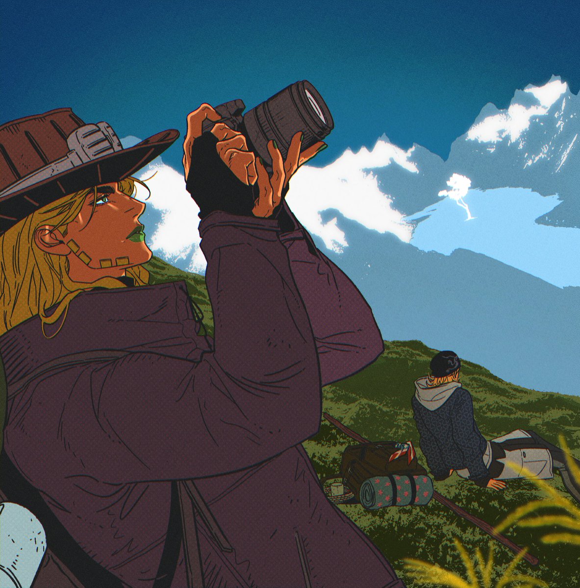 SoNSoN_jjba's tweet photo. Trekking https://t.co/nermnLkg8n