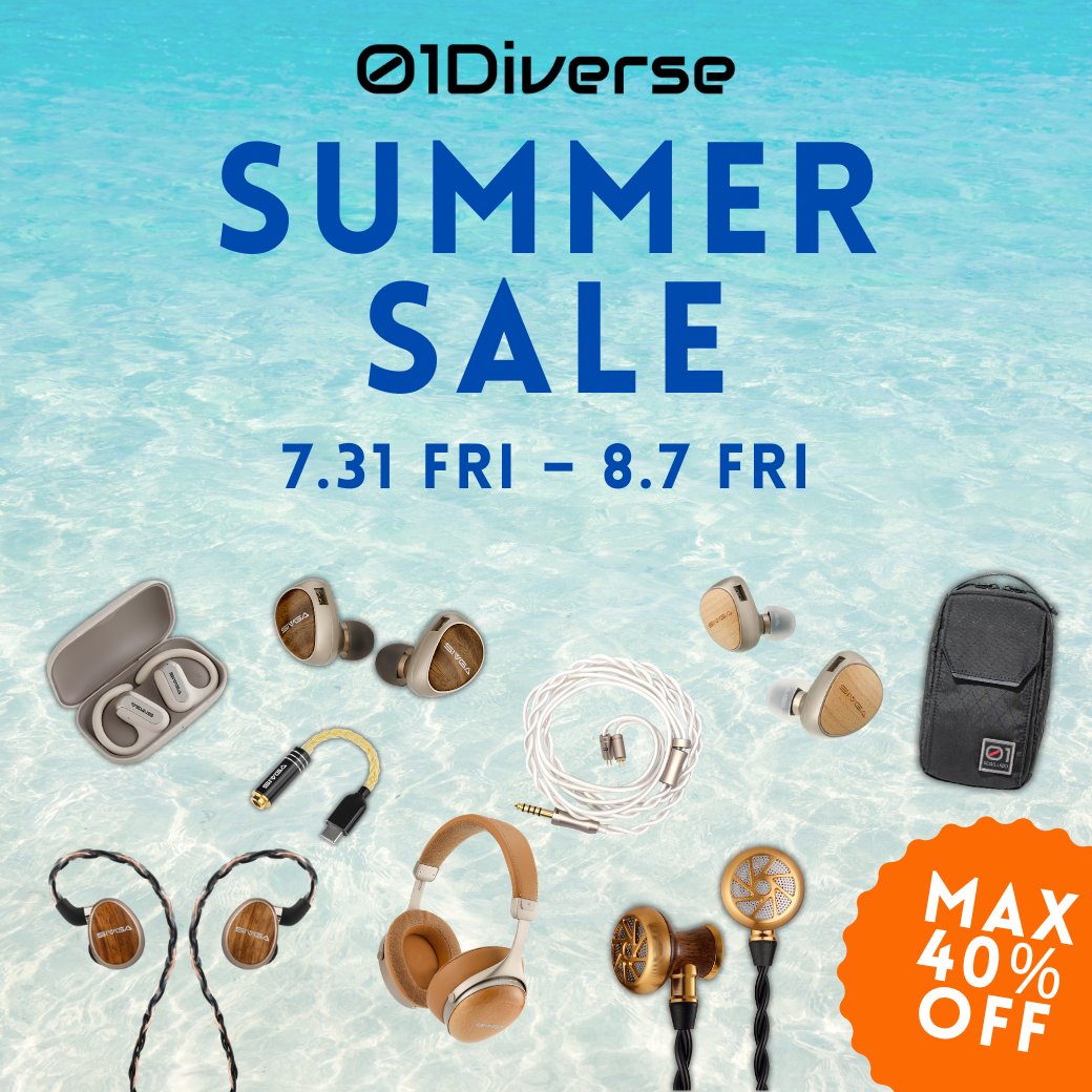01Diverse's tweet photo. ＼ ☀️サマーセール開催記念キャンペーン 🌴／
夏のお出かけも、大好きな音楽と一緒に🎶
スマートに持ち運べる人気バッグ「SOSO.LABO Daily Sling Compact」が【1名様】に当たる！🎒

DAPや、ポタアンなどを持ち運ぶ、ポータブルオーディオ派にもおすすめのサイズ感です✨

🔻応募方法
1️⃣ @01Diverseをフォロー
2️⃣ この投稿をリポスト

⏰ 締切：8月6日(木) 23:59

🛍️ イヤホン・ヘッドホンなどもお買い得！セール会場をチェック👇
https://t.co/TWlUAXnpd3

#イヤホン #ヘッドホン #ポタオデ #イヤホン好きと繋がりたい #プレゼントキャンペーン #サマーセール #01Diverse #SIVGA #MelodicArtificatin #SOSOLABO