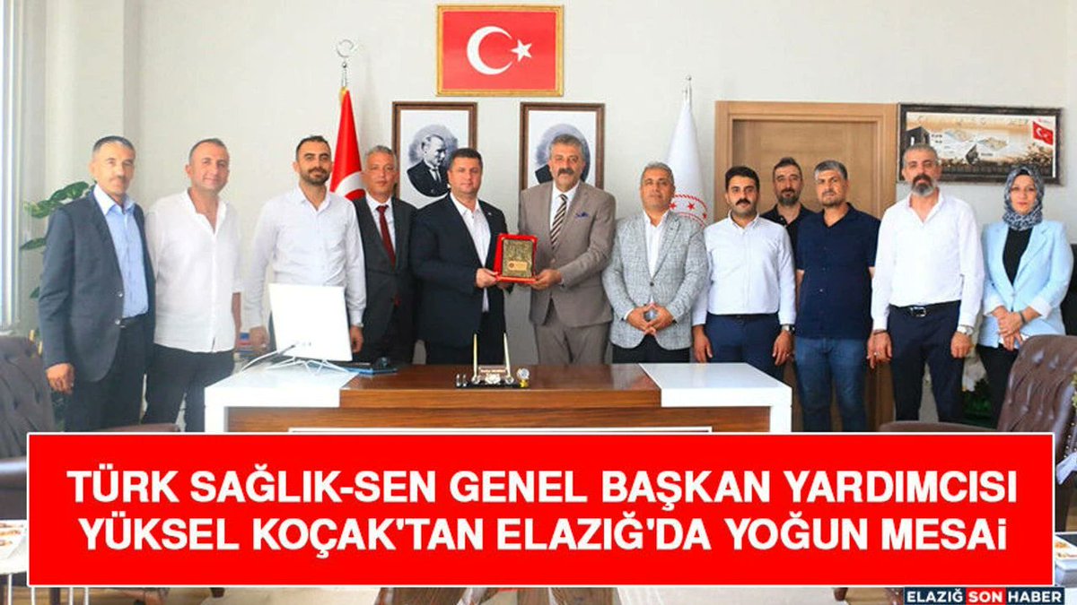 elazigsonhaber's tweet photo. Türk Sağlık-Sen Genel Başkan Yardımcısı Yüksel Koçak'tan Elazığ'da Yoğun Mesai

https://t.co/pNYKZSlyQ8 https://t.co/1QVLwGUX06