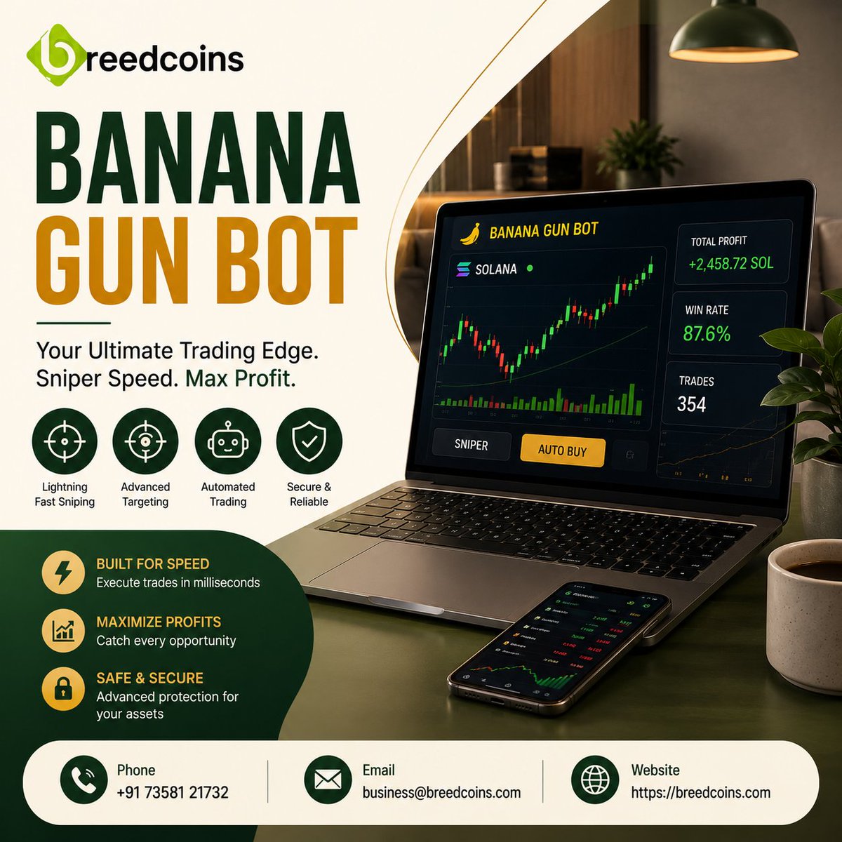breedcoins's tweet photo. Automate Smart On-Chain Trading with a Banana Gun Bot
.
Visit>> https://t.co/2QB87JHqlx
Talk to experts:
Contact: +91 7358121732
Telegram:https://t.co/UiTgxGLmoi
#bananagunbot #bananagunbotdevelopment #tradingbotdevelopment #web3development #blockchaindevelopment #dextrading https://t.co/tsDFinoGSC
