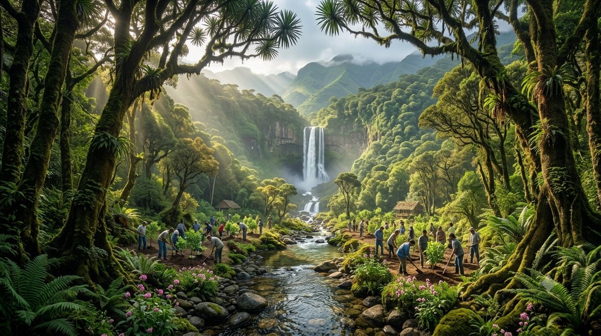 yzerihun488's tweet photo. True change happens when we stand together. By protecting our nature and planting trees, we are leaving a greener, healthier nation for tomorrow. Ready to play my part! 🌳💚
​#GreenLegacy #UnityInAction #Ethiopia #mfa_Ethiopia https://t.co/7NIClQh7nt