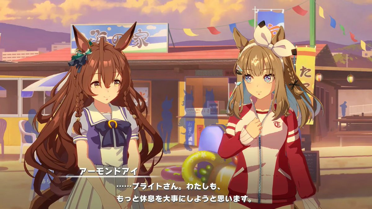 yattemnkchwkrn's tweet photo. Finished reading Uma's new summer event story. That was a really kyot &amp; wholesome story about Almond Eye the extreme hardworker who learned that sometimes it's okay to take a rest and spend your day doing absolutely nothing, and this could actually apply for all of us too https://t.co/7Bx9iNQvpe