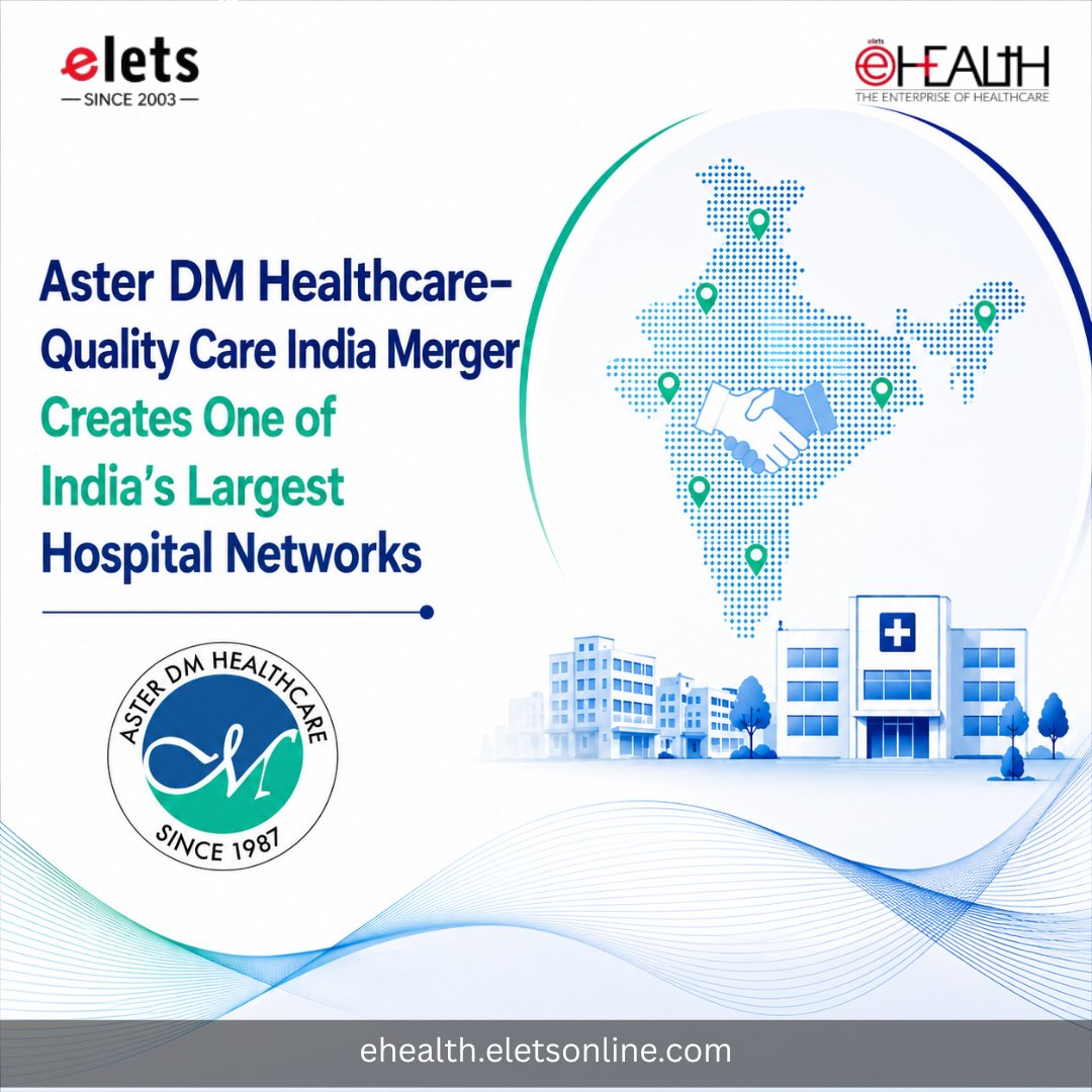 ehealthonline's tweet photo. Aster DM Healthcare and Quality Care India have merged to create a 39-hospital network, strengthening patient-centric care and expanding access to advanced healthcare across India.

Read more: https://t.co/fTFrzP5S61

#AsterDMHealthcare #QualityCareIndia https://t.co/pXf4WedXHt
