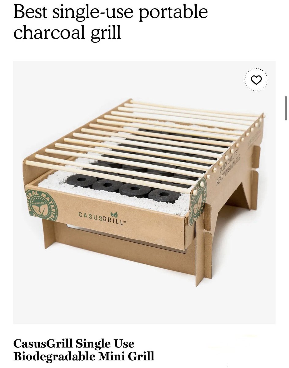 casusgrilltm's tweet photo. The Very Best Portable Grills ๐คฉ Thanks to @thestrategist @nymag #casusgrill #newyork #portablegrill #gogreen
https://t.co/OEekoNx4wl
Where to buy - https://t.co/rGMVRI4zDL https://t.co/8daWd8FMaK