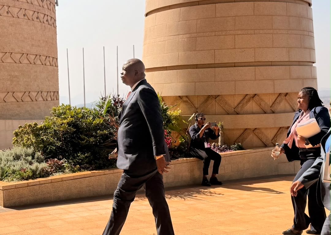 ZimTreasury's tweet photo. The Minister of Finance, Economic Development and Investment Promotion, Hon. Prof. Mthuli Ncube, and the Permanent Secretary, Mr. George Guvamatanga and senior treasury officials have arrived at the New Parliament Building for the Presentation of the 2026 Mid-Term Budget Review and Budget Statement.

The Mid-Term Budget Review provides an update on economic performance during the first half of the year and outlines policy measures to sustain macroeconomic stability, support growth, and enhance service delivery.
 
Follow the link below for proceedings: 

https://t.co/3lO3VaZ66v

#MidTermBudget2026 #BudgetReview #Zimbabwe