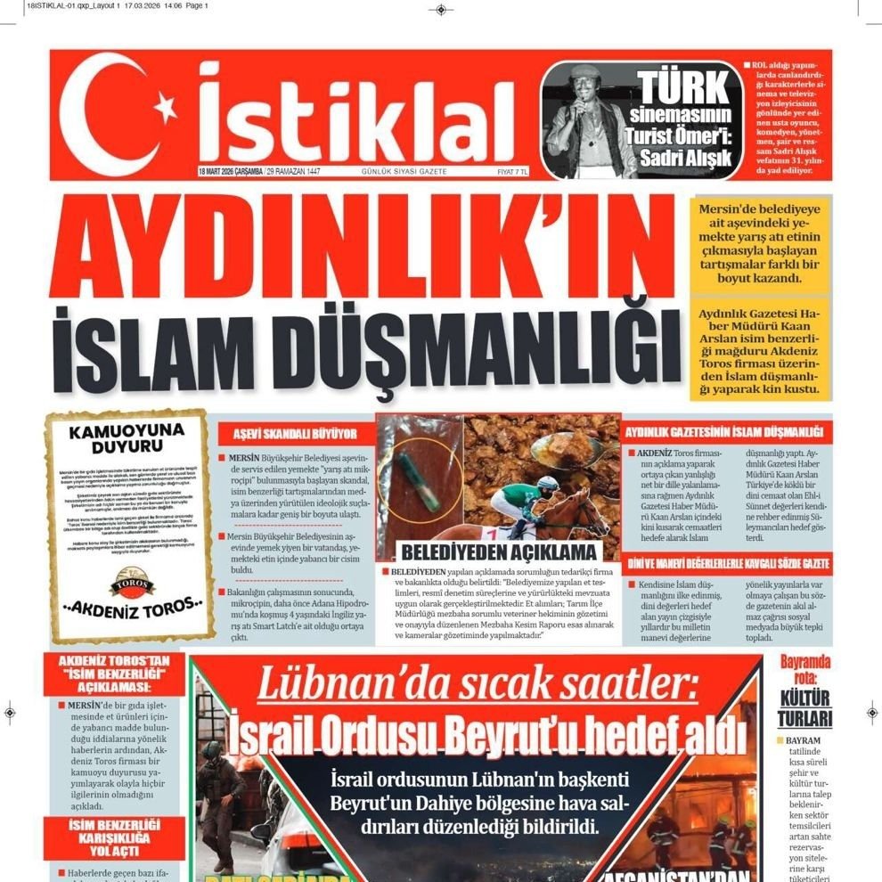 kaanarslanKA's tweet photo. 🛑Süleymancılar panikledi! Kendi medyasını harekete geçirmeye çalışıyorlar!

▪️Alihan Kuriş'in talimatıyla önce İstiklal Gazetesi, ardından Süleymanlı Haber sitesi Aydınlık'ı hedef gösterdi.

▪️Kuriş çetesinin "Yeni FETÖ" haline gelmesini, devlet içindeki kadrolaşmasını ve yabancı istihbaratlarla ilişkisini yazmaya devam edeceğiz!