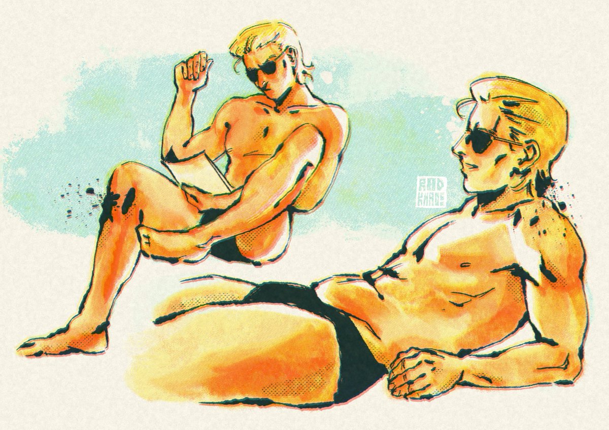 radktrash's tweet photo. i got summer vibes and made some studies <3 https://t.co/B1K4rbWon1