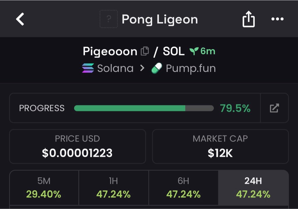 Signal_father's tweet photo. 6x up on $Pigeooon

3PqZoFZkCruSbE12yb7ss7CcreiCwh4A7vGRqfaUpump https://t.co/bETu1l6w9w